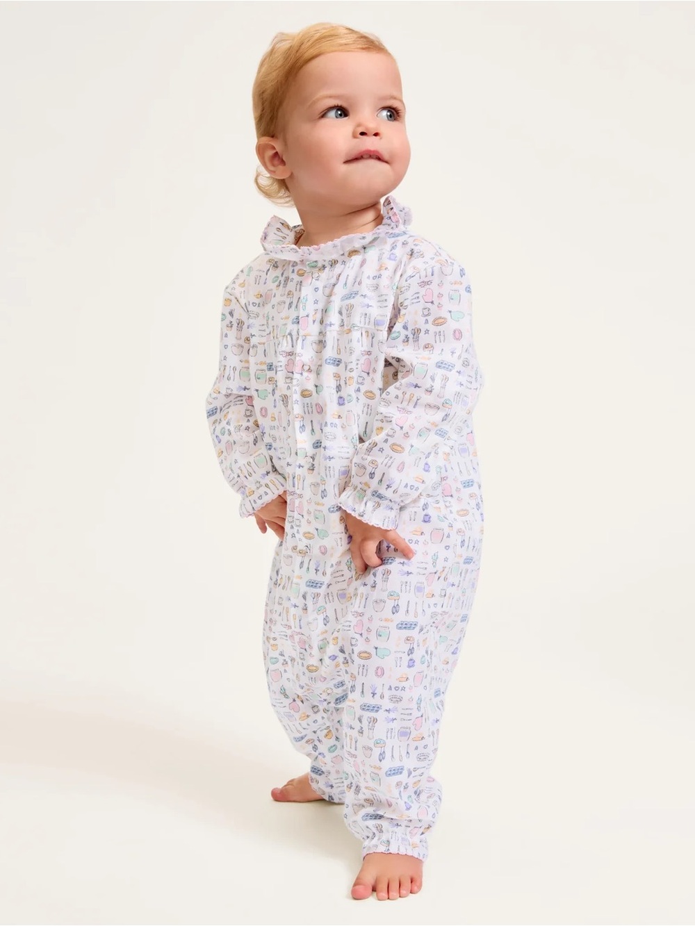 Petite Plume Madeline Twill Romper
